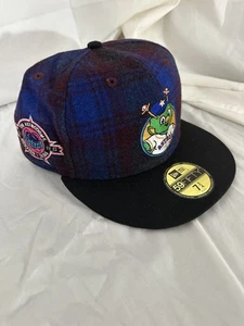7 5/8 - Houston Astros MLB Plaid New Era 59Fifty Mascot Fitted Hat Patch NEW - Picture 1 of 8