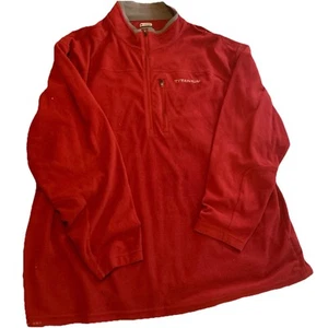 Herren Columbia Pullover Rot 1/2 Zip Gr. XXL - Bild 1 von 4