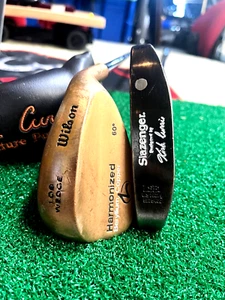 Slazenger KIRK CURRIE LSB1 PUTTER-WILSON HARMONIZED COOPER-LOB WEDGE-GOOD GRIPS - Picture 1 of 5