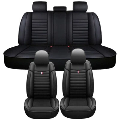 For VW Car Seat Covers - 5- Seat Waterproof Faux Leather Full Set Front - Rear - image 1 of 4