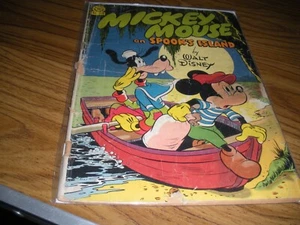 GOLDEN AGE MICKEY MOUSE ON SPOOK'S ISLAND 1947 FOUR COLOR #170 GOOD - Picture 1 of 5