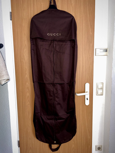 Gucci Sacco Porta Abiti Custodia Protettiva Ottime Condizioni Colore Marrone Lungo 145cm