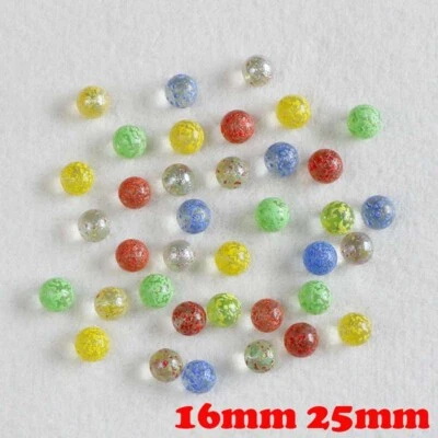 Glass Beads Marbles 16mm 25mm Decorative Sphere Colorful Glass Balls Multi-color - Image 1 of 4