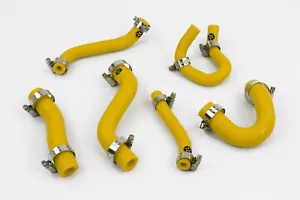 Mangueras de refuerzo de freno/calentador de maletero delantero de silicona para Toyota MR2 MK2 LHD amarillo - Imagen 1 de 4