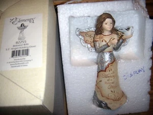 HALLMARK BELOVED WIFE ANGEL HOLDING DOVE Figurine Elements Pavilion Gift 5.5" - Picture 1 of 1