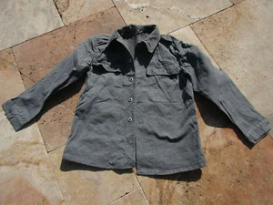 Chaqueta de Trabajador Denim 17 Oz Chaqueta Verdadera Vintage Años 50 Herencia Mecánica Ejército Suizo - Imagen 1 de 3