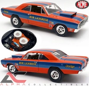 ACME A1806411 1:18 1968 DODGE DART (BOB LAMBECK) NHRA SUPER STOCK - Imagen 1 de 1