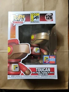 Funko Pop Vinyl Figure 2021 SDCC Special Edition Red Metallic Clockwork Toucan - Picture 1 of 9