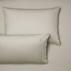 Bianca Heston 300TC Percale Cotton Sheet/Pillowcase Combo Stone Long Single Bed