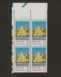 Scott #2342 Plate Block Fine/Very Fine MNH Cat. Value $2.50 #739 - Picture 1 of 1