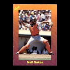 Matt Nokes 1989 Classic Travel Detroit Tigers #113 R320I 58