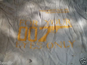 "For Your Eyes Only" Underwater Film Unit 1981 VERY RARE Crew T-Shirt - Picture 1 of 2