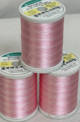 Sulky 40 wt rayon thread variegated Col.2122.- 850 yard spools Lot of 3 - Image 1 of 4