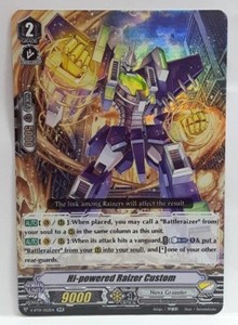 Cardfight Vanguard Hi-Powered Raizer su Misura V-BT01/022EN RR Nova Cingolato