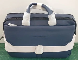 Piquadro Than 15.6 Computer Aktentasche mit zwei Fächern blau - Bild 1 von 15