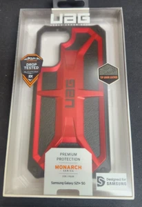 UAG Monarch Series Case for Samsung Galaxy S21+ S21 Plus Crimson Rugged, Durable - Picture 1 of 2