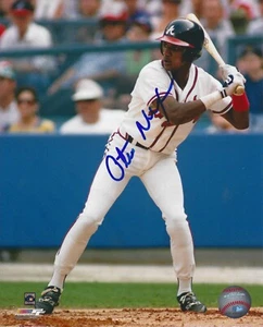 OTIS NIXON SIGNED AUTO ATLANTA BRAVES SIGNED 8X10 PHOTO W/COA - Picture 1 of 1