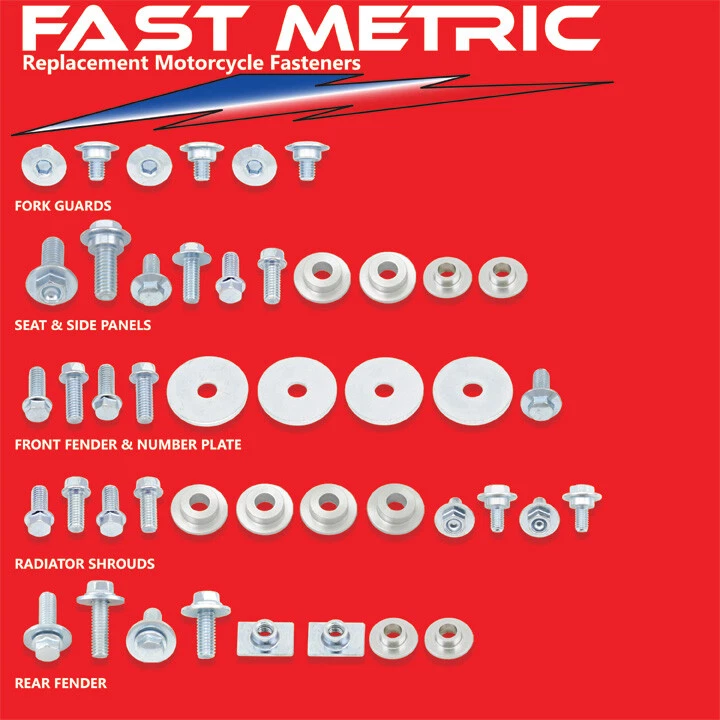 Kits de pernos de plástico y carrocería CR 125 1998-1999 - CADA SUJETADOR QUE NECESITAS - GARANTIZADO Foto 1 de 1