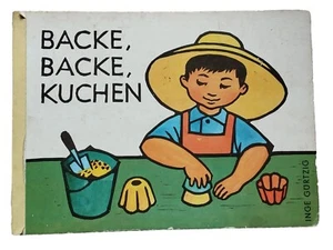 ALTES PAPP-KINDERBUCH BACKE BACKE KUCHEN ANNE GEELHAAR 1963 DDR  - Bild 1 von 6