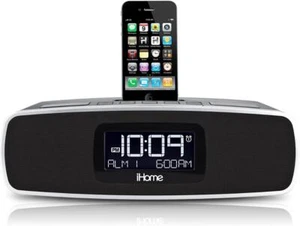 iHome iP92BZ Dual-Alarm Clock AM/FM Radio iPod iPhone (Black) exceptional audio - Picture 1 of 12