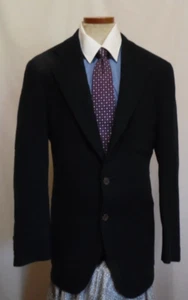 Izod Clothing Company Blue Wool Three Button Men's Sport Coat Size 40L Vintage - Picture 1 of 6