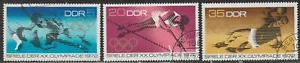 DDR 1972 SC# 1370 - 1372 - 20th Olympic Games Munich - CTO Lot # 121 - Picture 1 of 1