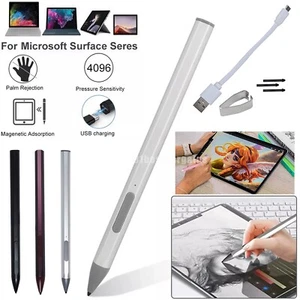 2in1 Stylus Pen For Microsoft Surface Pro 3/4/5/6/7/8/9/X Go 2/3/4 Book Laptop - Picture 1 of 18