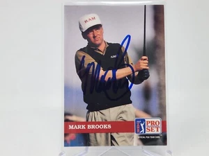 1992 Pro Set PGA Tour #71 Mark Brooks Auto Signed COA BUF - Picture 1 of 2
