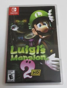 Replacement Case (NO GAME) Luigi’s Mansion 2 HD - Nintendo Switch - Picture 1 of 3
