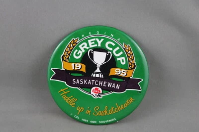 Vintage CFL Pin - 1995 Grey Cup Official Logo - Celluloid Pin - Image 1 of 3