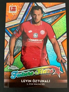 2018-19 Topps Chrome Future Stars Orange Refractor Levin Öztunali ed 1/25 MAINZ - Bild 1 von 2