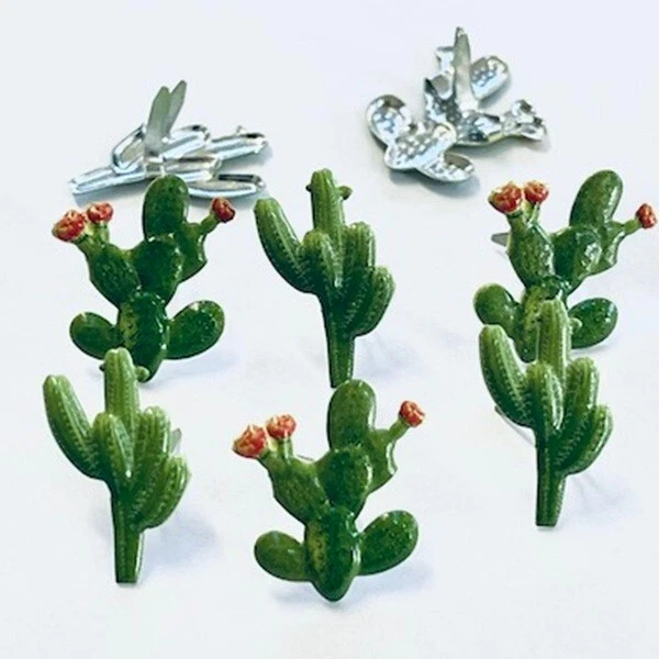 CACTUS SCRAPBOOKING DECORATIVO BRADS OJALES SALIDA 8 PIEZAS Foto 1 de 1