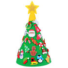  Felt Tree for Christmas 3-d Puzzles with Ornaments Toddlers Child Earth Tones