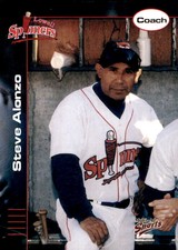 2001 Lowell Spinners Multi-Ad #4 Steve Alonzo Hemet California CA Baseball Card