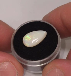 Coober Pedy solid opal, 15 x 9mm. 3.3ct. Natural Australian opal. - Picture 1 of 7