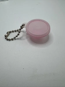 Tupperware Pink Bowl Keychain Vintage - Picture 1 of 3