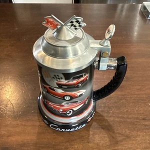 Bradford Exchange Stein American Icon Corvette Commemorative Lidded LE - Picture 1 of 5