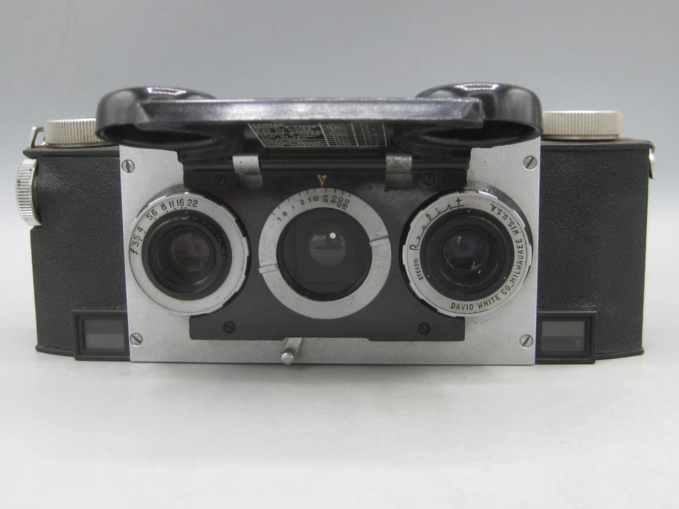 Cámara realista estéreo David blanca de colección modelo 1041 con lente de f/3,5 ¡EXCELENTE! Foto 1 de 4