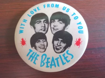 The Beatles - 1964 With Love From Us To You - Pin Foto 1 de 4