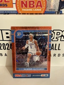 2024-25 NBA Hoops Shai Gilgeous-Alexander /99 Red Laser FMVP NBA Champ - Picture 1 of 4