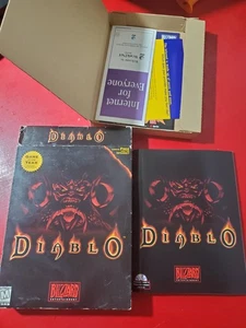 Diablo 1 Big Box Blizzard Juego PC - MANUAL Instrucciones y SOLO EN CAJA - Sin Juego - Imagen 1 de 10