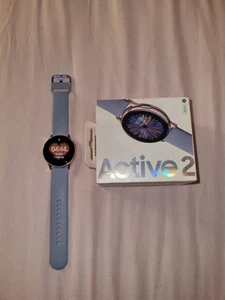 Samsung Galaxy Watch Active 2 Rose Gold With Purple Band Bluetooth Wi-Fi 40mm - Zdjęcie 1 z 2