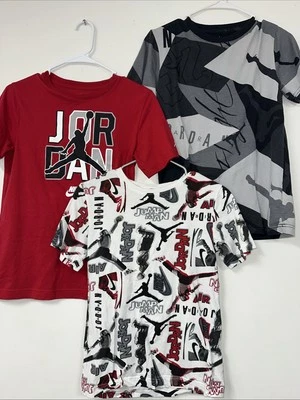 Nike Jordan Boys YLG Black/White/Red Graphic Plus 2 More - Image 1 of 4