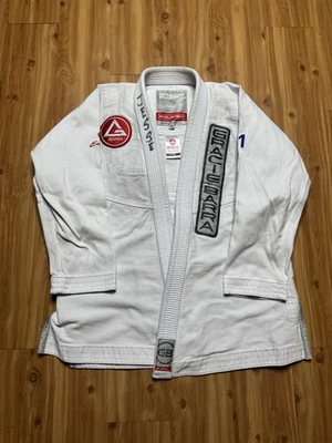 Chaqueta Kimono Gracie Barra Storm Adulto Talla A2 Blanca MMA Jiu Jitsu BJJ Foto 1 de 4