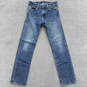 Pantalones de mezclilla Hollister para hombre 29X32 azul clásico recto épico flexible elástico oscuro - Imagen 1 de 20