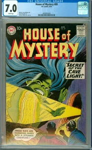 HOUSE OF MYSTERY 89 CGC 7.0 SCI-FI "Secret Of The Cave Light!" SilverAge DC 1959 - Picture 1 of 1