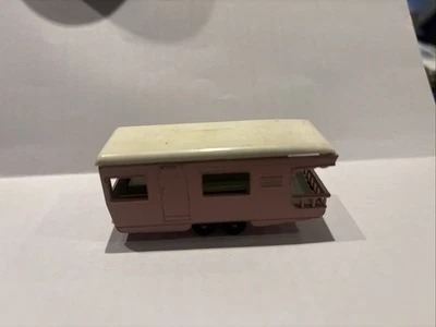 Remolque Matchbox Series Lesney No.23 Rosa Caravana Hecho en Inglaterra Foto 1 de 4