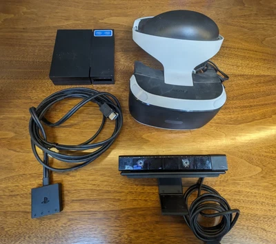 Sony Playstation VR 1 Virtual Reality with Camera and cables - Image 1 of 4