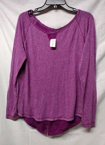 AEROPOSTALE GRÖSSE LARGE MAGENTA LANGARM OBERTEIL SHIRT NEU - Bild 1 von 9