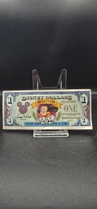 1993 Disney Dollars 1 $ Mickey's 65th Anniversary Serie D - Bild 1 von 2